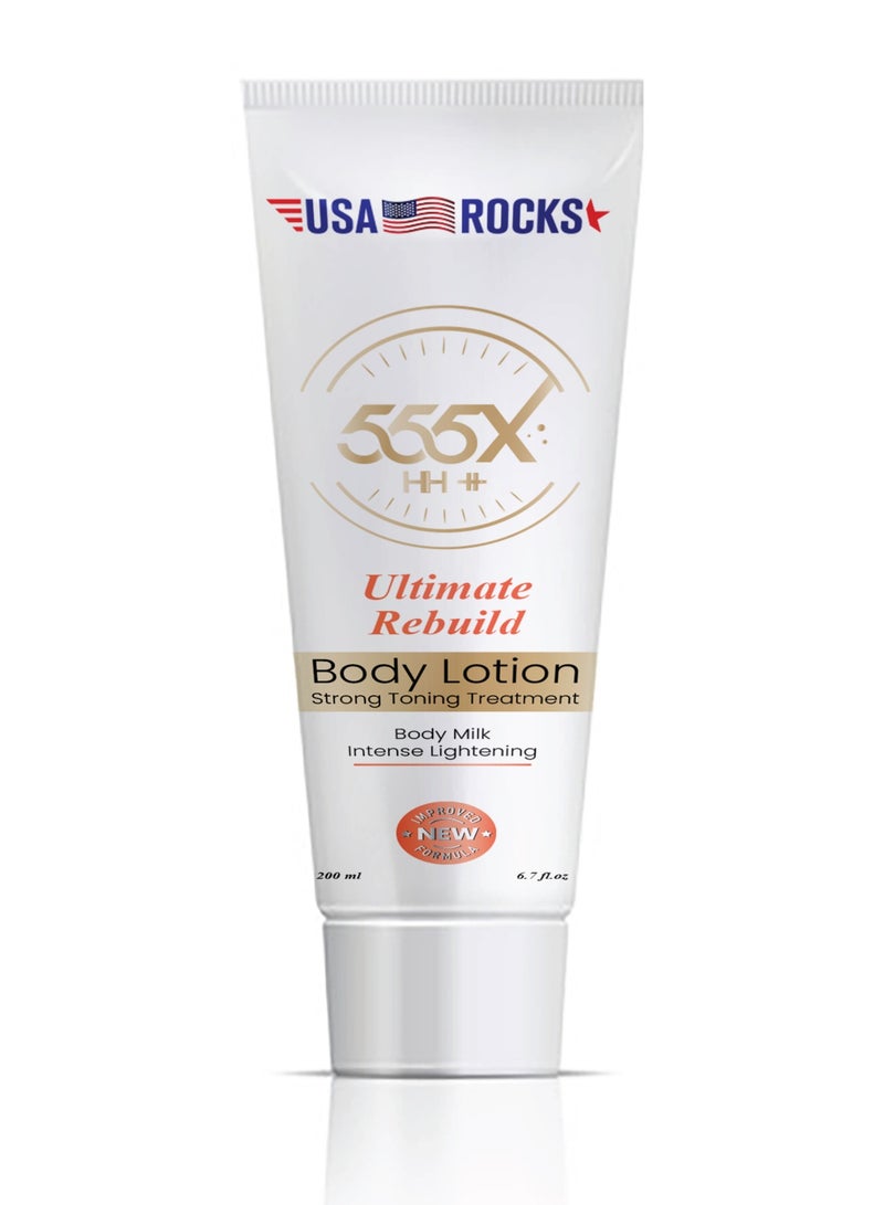 USA ROCKS 555X Ultimate Rebuild Body Lotion l Deep Repair & Hydration Care - Image 1
